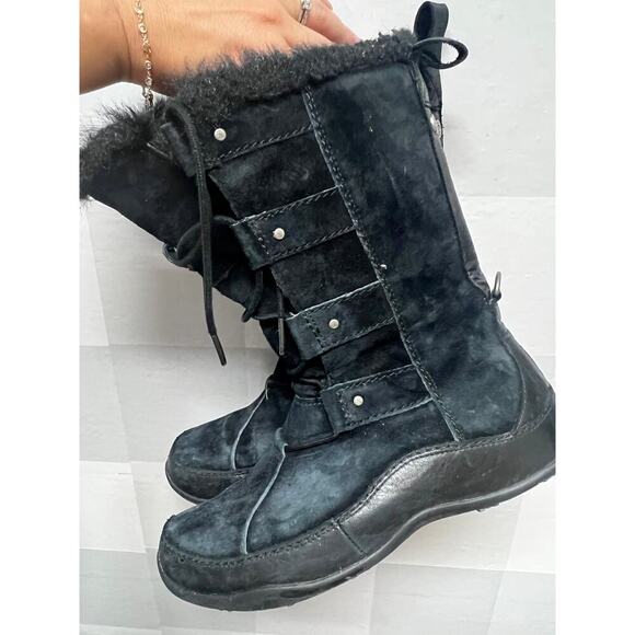 The North Face Snow Boots size 8 Black Primaloft 200 gram insulation - Picture 5 of 6